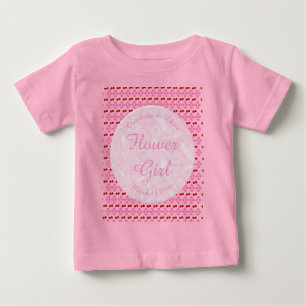 Pink Spring Wedding Cherry blossom and cherries Baby T-Shirt