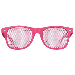 Pink Spring Wedding Cherry blossom and cherries Retro Sunglasses