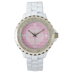 Pink Spring Wedding Cherry blossom and cherries Watch