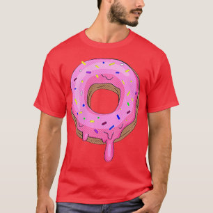 Pink Sprinkle Donut Pocket Doughnut Lovers Donuts T-Shirt