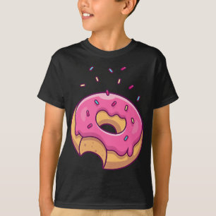 Pink Sprinkle Doughnut Pocket Doughnut Lovers T-Shirt