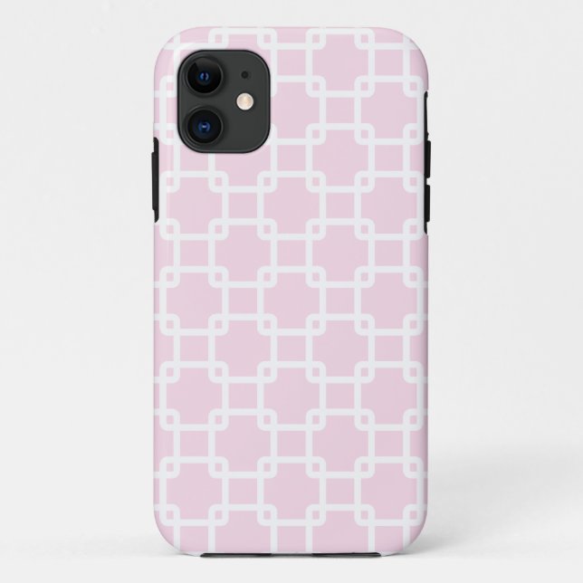 Pink Square Link Barely There iPhone 5 Case (Back)