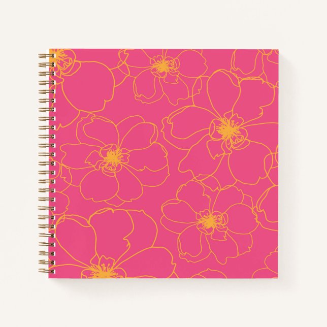 Pink Square Notebook / Journal (Front)