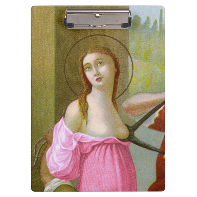 Pink St. Agatha (M 003) Clipboard (Front)