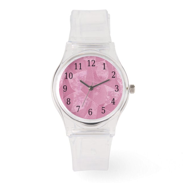 Pink Stain Glass Watch (Front)