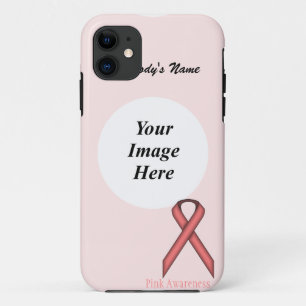 Pink Standard Ribbon by Kenneth Yoncich Case-Mate iPhone Case