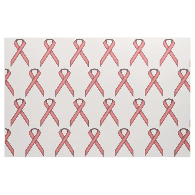 Pink Standard Ribbon by Kenneth Yoncich Fabric (Fat Quarter)