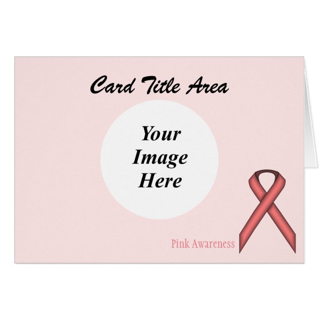 Pink Standard Ribbon Template by Kenneth Yoncich (Front Horizontal)