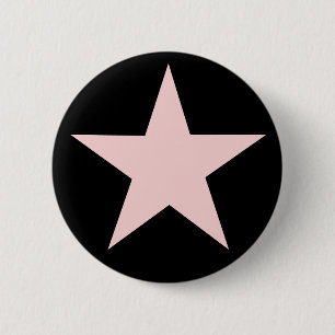 Pink Star Button