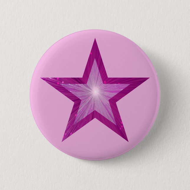 Pink Star button pale pink (Front)