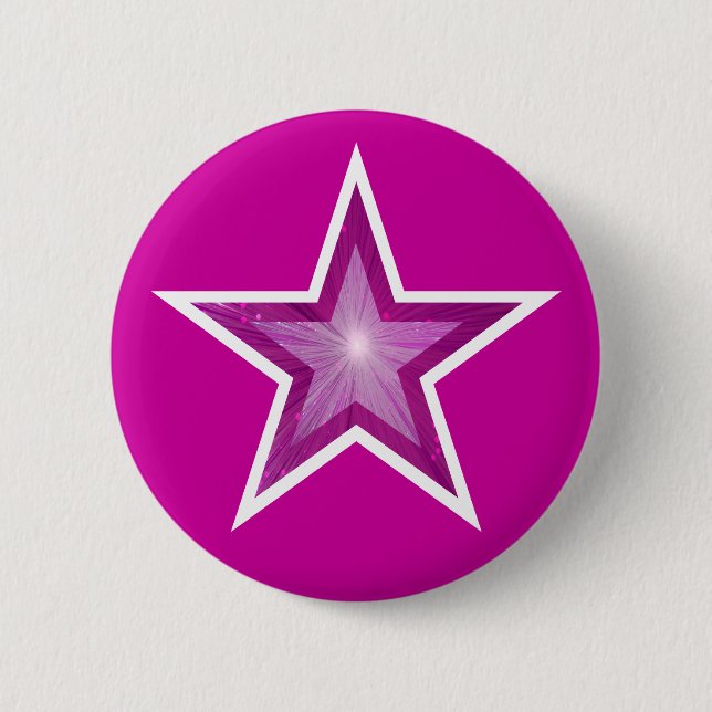 Pink Star button pink (Front)