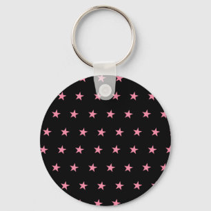 Pink Star Key Ring