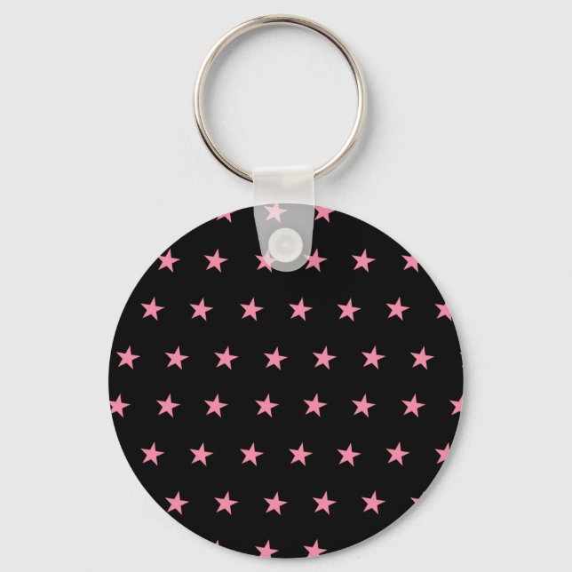 Pink Star Key Ring (Front)