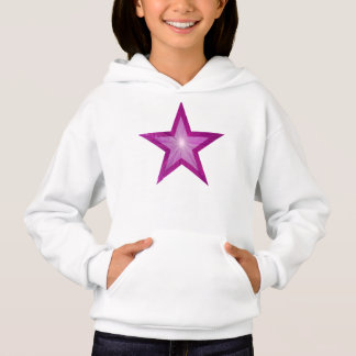 Pink Star kids hoodie