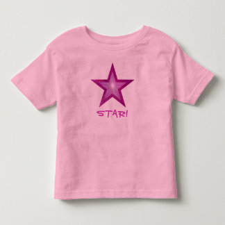 Pink Star 'STAR!' toddler t-shirt pink