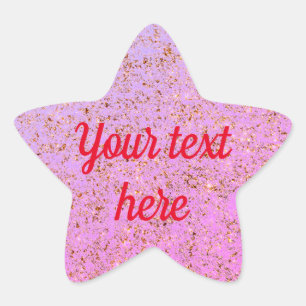 Pink Star Sticker
