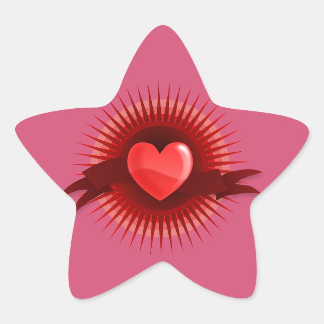 Pink Star Sticker (Front)