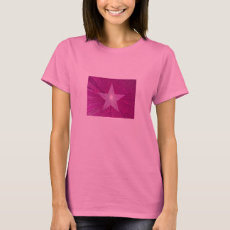 Pink Star women's t-shirt pink