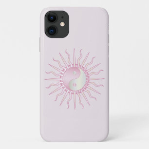 Pink Starburst Yin Yang Case-Mate iPhone Case