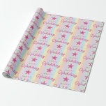 Pink Starfish Happy Wedding Colourful Striped Beac Wrapping Paper<br><div class="desc">Send warm wishes with this beautiful wrapping paper adorned with starfish and “Happy Wedding.” A lovely way to honour summer weddings with a breezy coastal touch.</div>