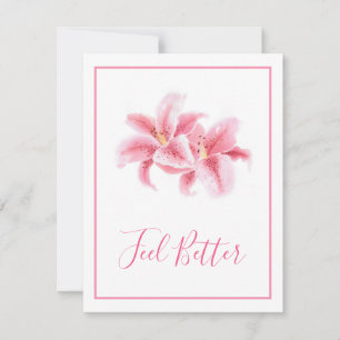 Pink Stargazer Lilies