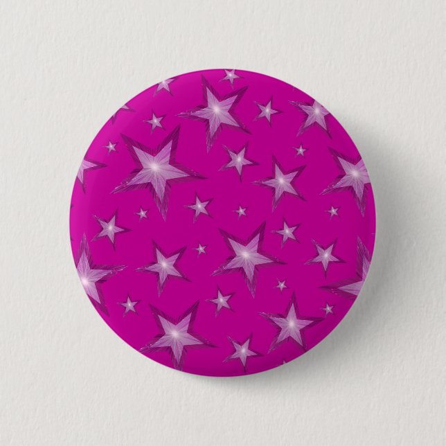 Pink Stars button pink (Front)