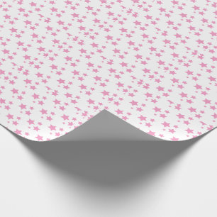 Pink Stars Modern design Wrapping Paper