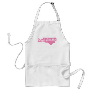 Pink State North Carolina Adult Apron