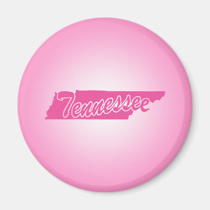 Pink State Tennessee Magnet