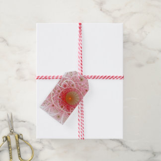 Pink Steampunk Abstract Gift Tags