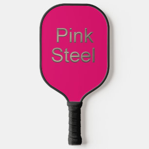 Pink Steel fuchsia black pickleball paddle