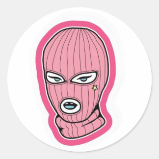 pink sticker
