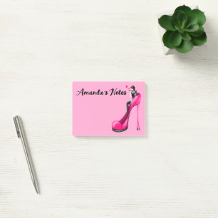Pink Stiletto Shoe Fashion Diva Notes