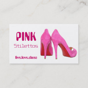 Pink Stilettos Business Card