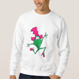 Pink Stilletto Happy Frog Sweatshirt
