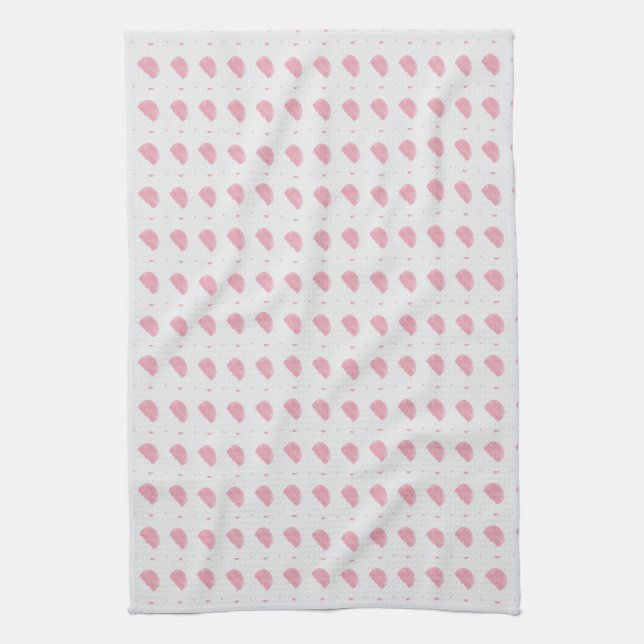 Pink Stitch Towel (Vertical)
