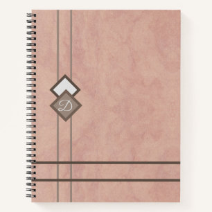 Pink stone notebook