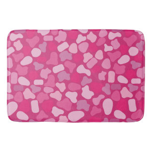 Pink Stone Pattern- Bath Mat