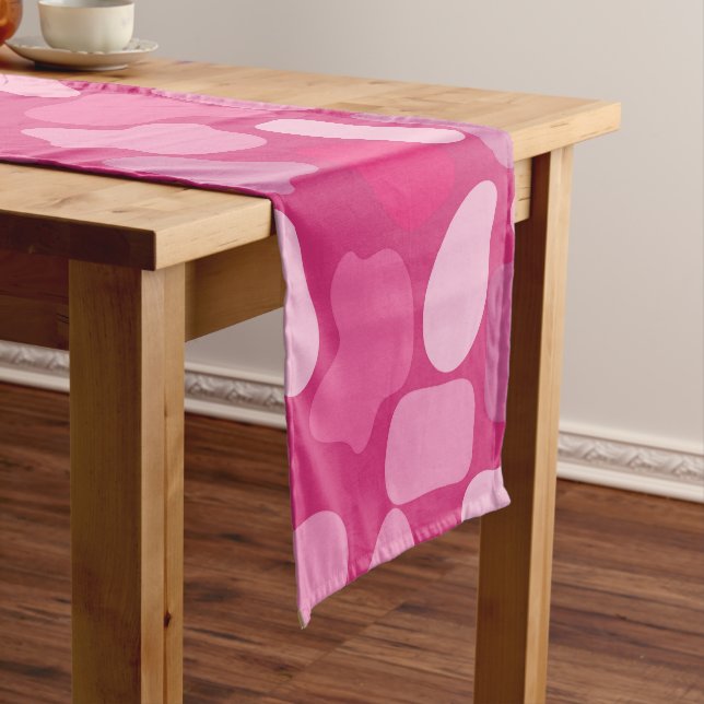 Pink Stone Pattern- Short Table Runner (In Situ)