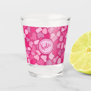 Pink Stone Pattern- Shot Glass