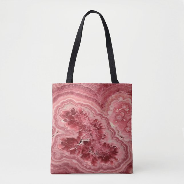 Pink stone tote bag (Front)