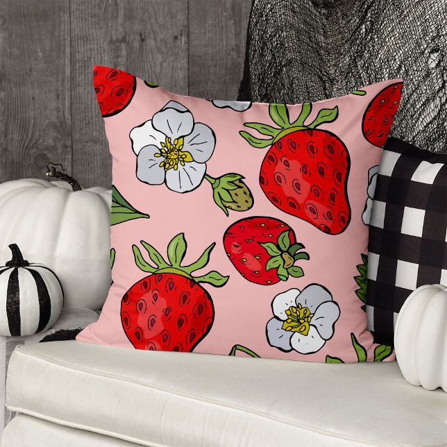 Pink Strawberry Cushion (Creator Uploaded)