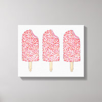 Pink Strawberry Eclair Popsicles Popsicle Art