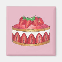 Pink Strawberry Fraisier Cake French Pastry Chef