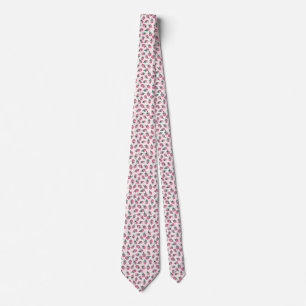 pink strawberry  tie