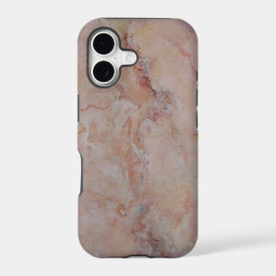 Pink striated marble stone finish