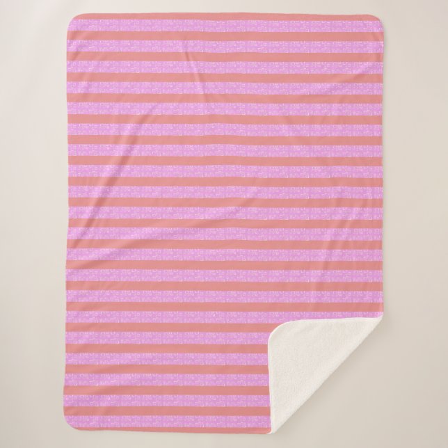 Pink Stripe Blanket (Front)