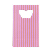 Pink Stripe Bottle Opener