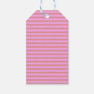 Pink Stripe Gift Tag
