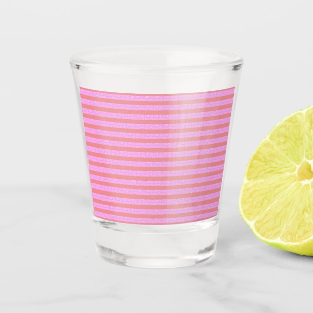 Pink Stripe Glass (Front)
